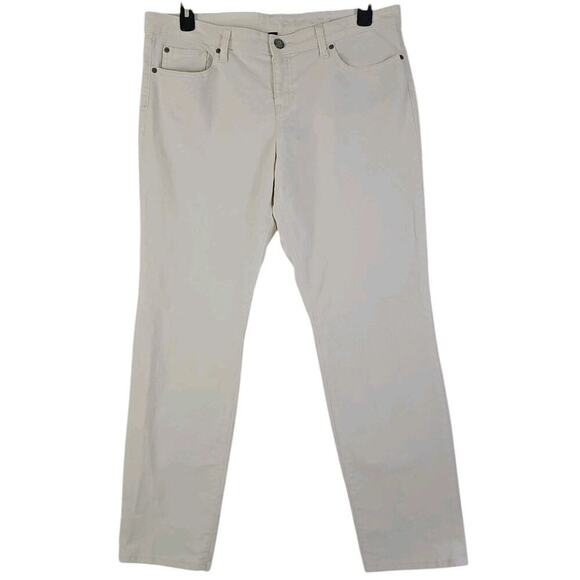 Gap ~Woman Size 14/32R~ Off-White Corduroy Premium Skinny Pants Cotton Blend. - Picture 7 of 14